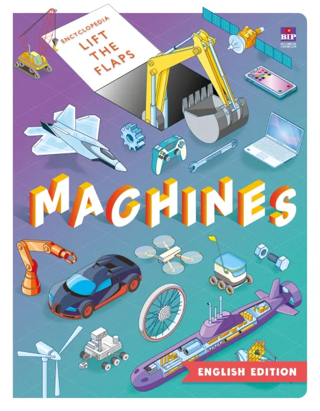 Cover Encyclopedia Lift the Flaps Machine (English Edition)