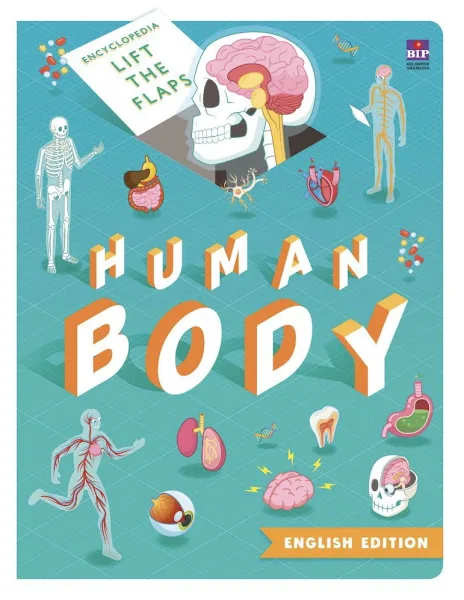 Cover Encyclopedia Lift the Flaps Human Body (English Edition)