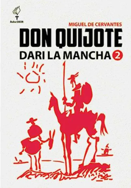 Cover Don Quijote dari La Mancha Jilid 2