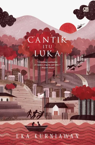 Cover Novel Cantik Itu Luka